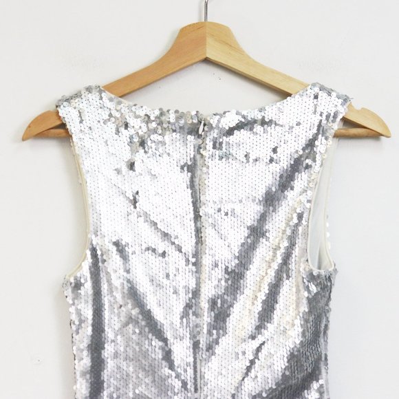 NBD Dinara Deep V-Neck Sequin Formal Mini Dress S - Picture 5 of 6